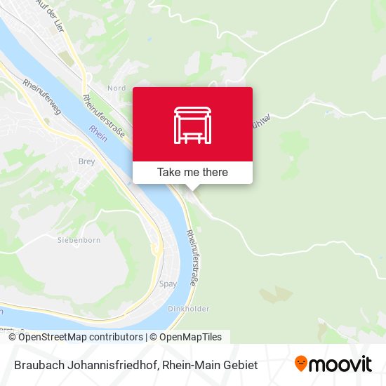 Braubach Johannisfriedhof map