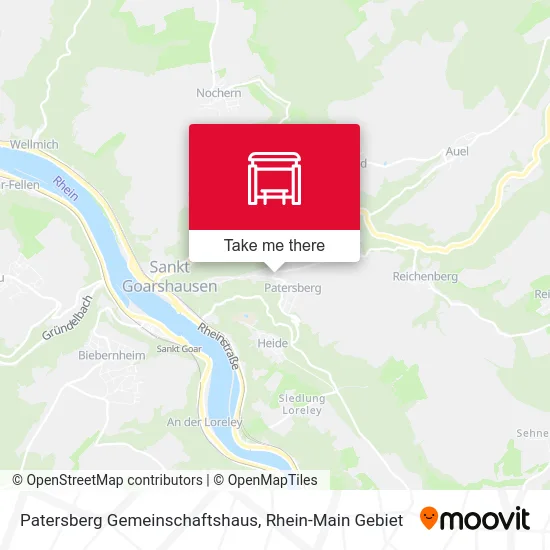 Карта Patersberg Gemeinschaftshaus