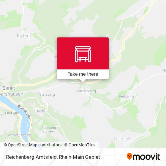 Карта Reichenberg Amtsfeld