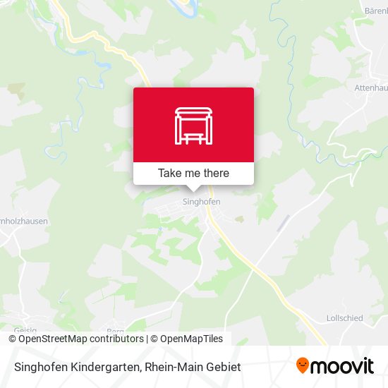 Singhofen Kindergarten map