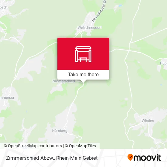 Карта Zimmerschied Abzw.
