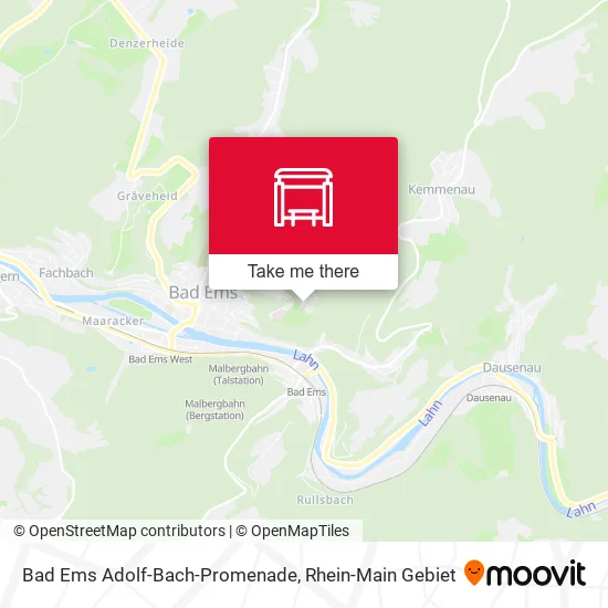 Bad Ems Adolf-Bach-Promenade map
