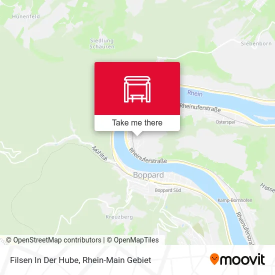 Filsen In Der Hube map