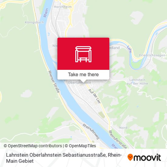 Lahnstein Oberlahnstein Sebastianusstraße map