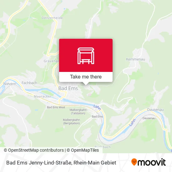 Карта Bad Ems Jenny-Lind-Straße