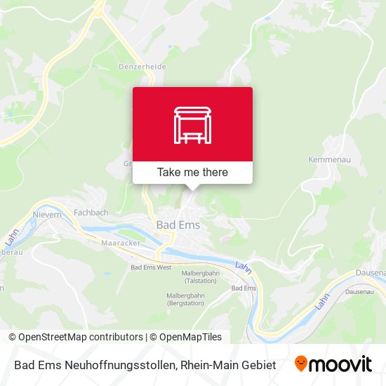 Карта Bad Ems Neuhoffnungsstollen