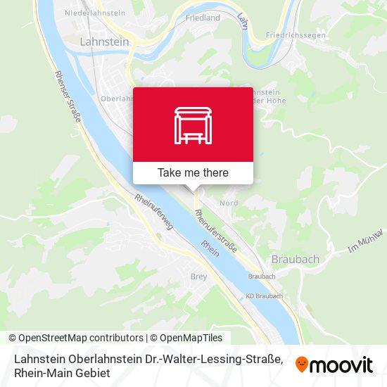 Карта Lahnstein Oberlahnstein Dr.-Walter-Lessing-Straße
