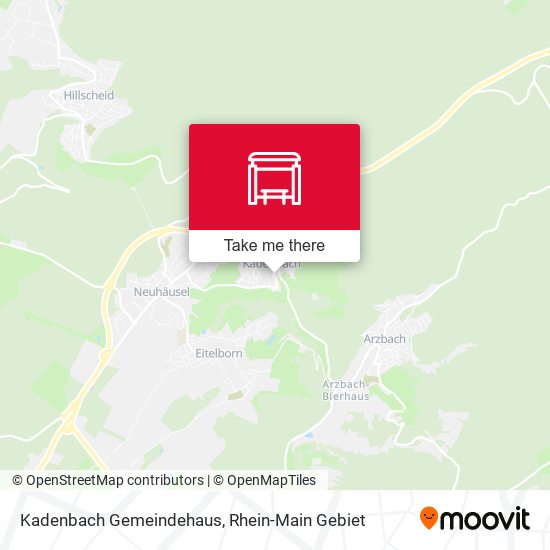 Kadenbach Gemeindehaus map