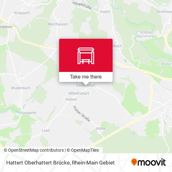 Hattert Oberhattert Brücke map