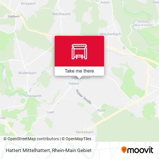 Карта Hattert Mittelhattert