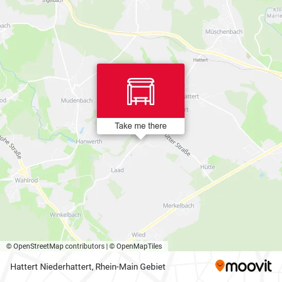 Карта Hattert Niederhattert