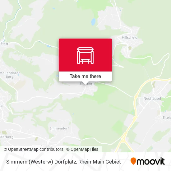 Карта Simmern (Westerw) Dorfplatz