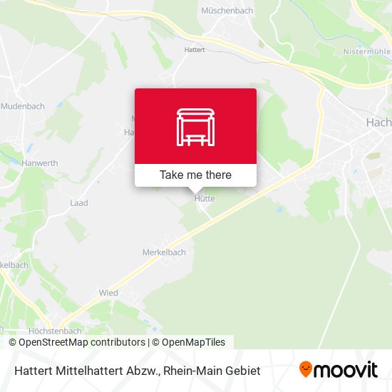 Hattert Mittelhattert Abzw. map