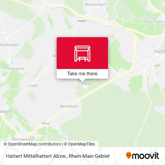Карта Hattert Mittelhattert Abzw.