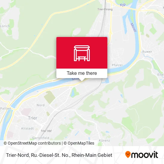 Карта Trier-Nord, Ru.-Diesel-St. No.