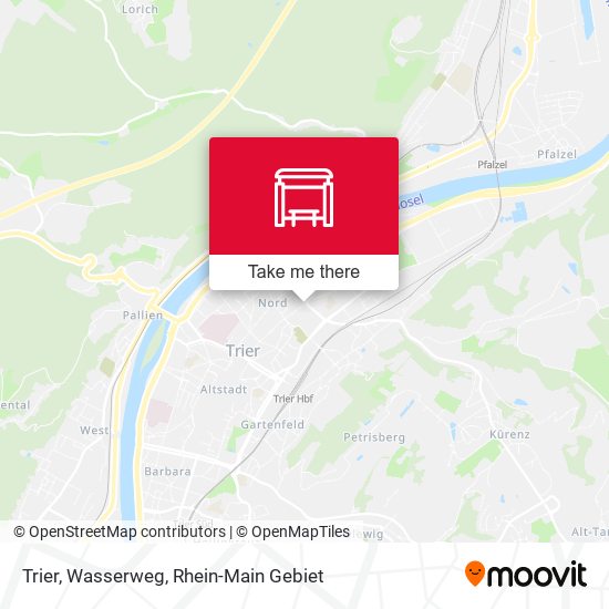 Карта Trier, Wasserweg