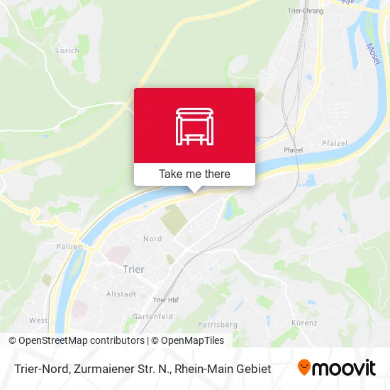 Карта Trier-Nord, Zurmaiener Str. N.