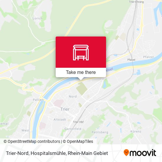 Trier-Nord, Hospitalsmühle map