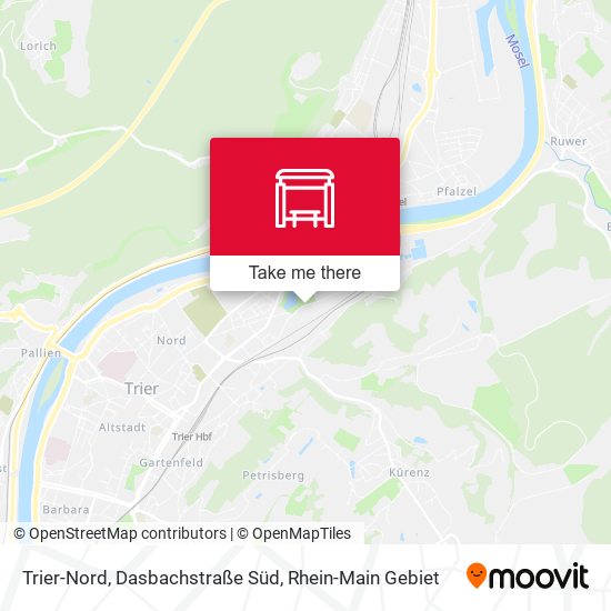 Trier-Nord, Dasbachstraße Süd map