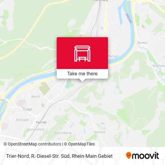 Карта Trier-Nord, R.-Diesel-Str. Süd