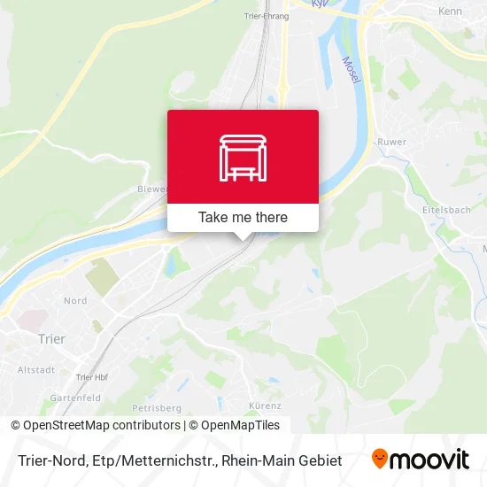Карта Trier-Nord, Etp/Metternichstr.