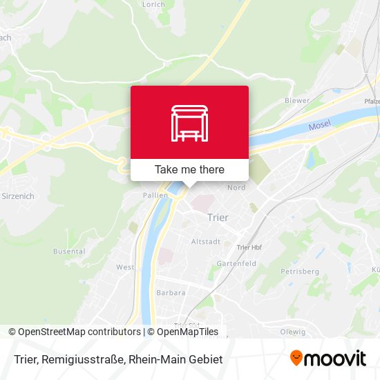 Карта Trier, Remigiusstraße