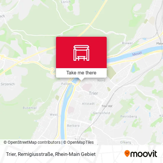 Карта Trier, Remigiusstraße