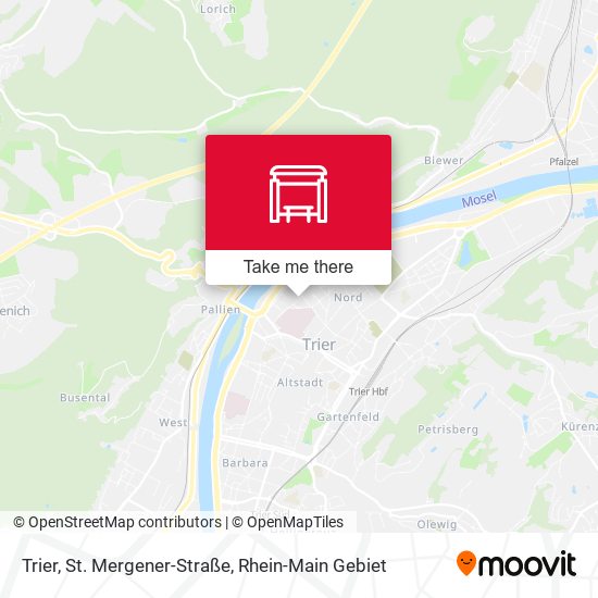 Trier, St. Mergener-Straße map