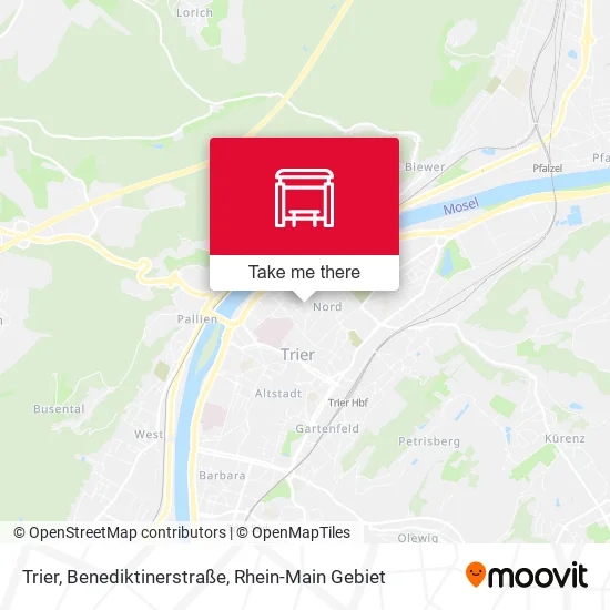 Карта Trier, Benediktinerstraße