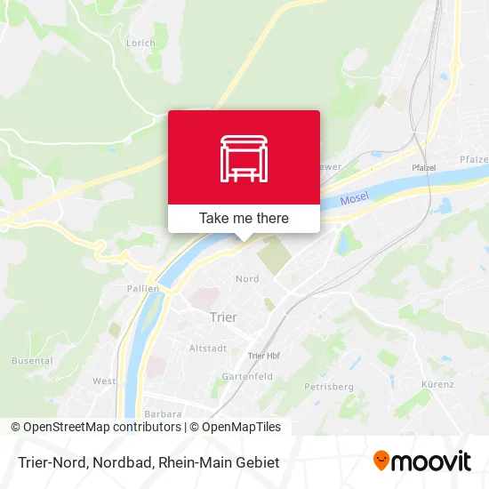 Карта Trier-Nord, Nordbad