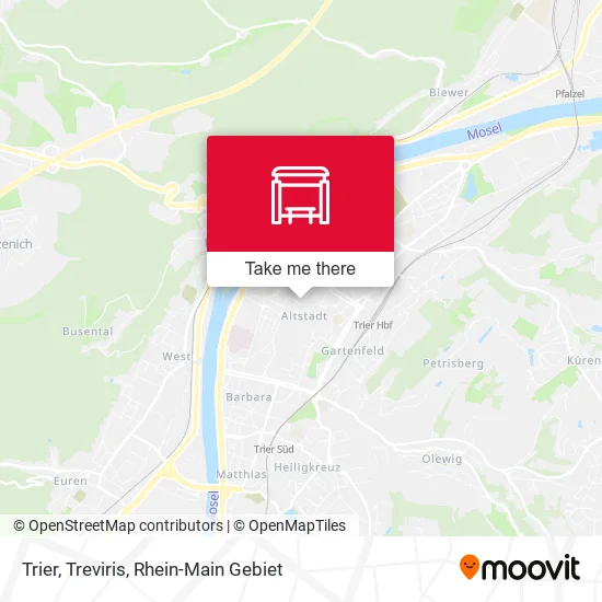 Карта Trier, Treviris