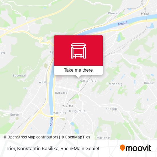 Trier, Konstantin Basilika map