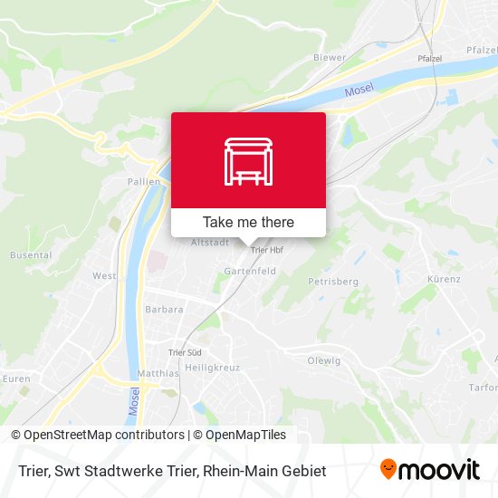 Trier, Swt Stadtwerke Trier map