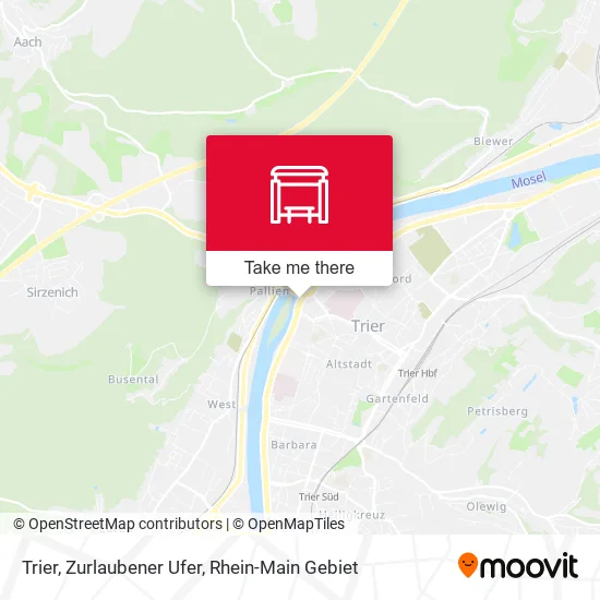 Карта Trier, Zurlaubener Ufer