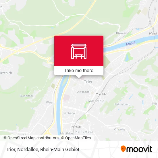 Карта Trier, Nordallee