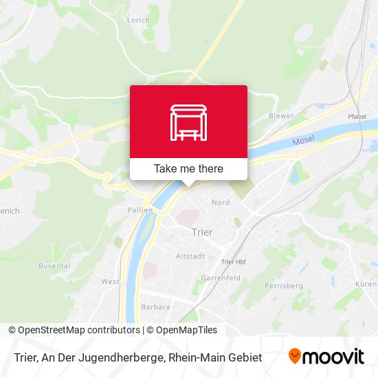 Карта Trier, An Der Jugendherberge