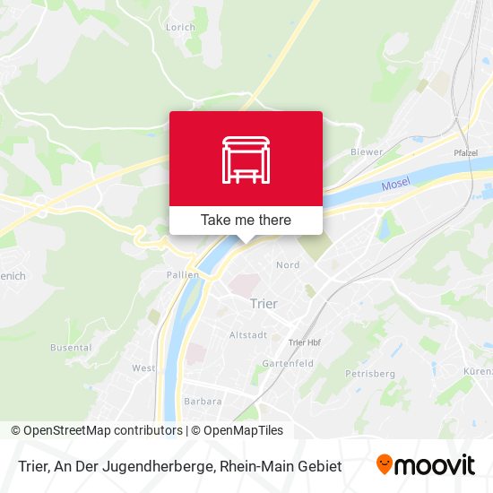 Trier, An Der Jugendherberge map