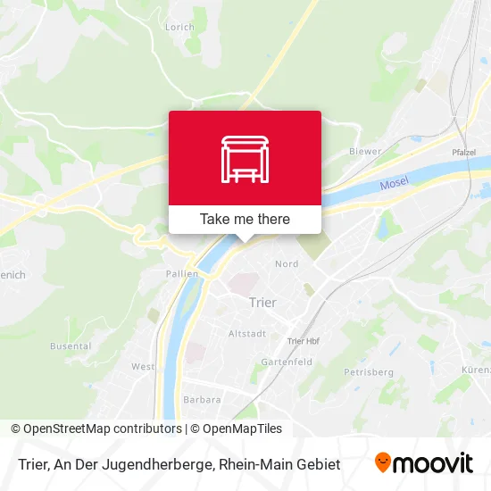 Карта Trier, An Der Jugendherberge
