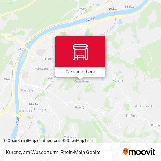 Kürenz, am Wasserturm map