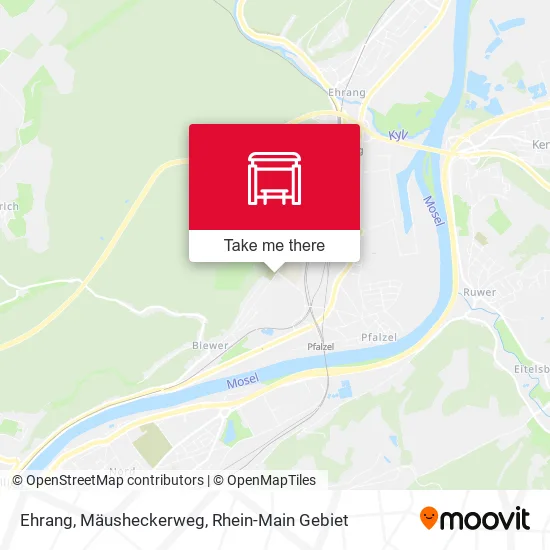 Карта Ehrang, Mäusheckerweg