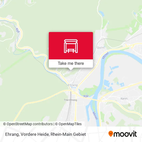 Карта Ehrang, Vordere Heide