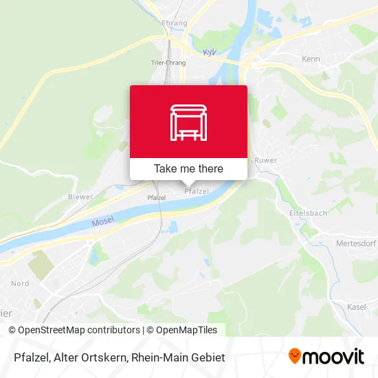 Pfalzel, Alter Ortskern map