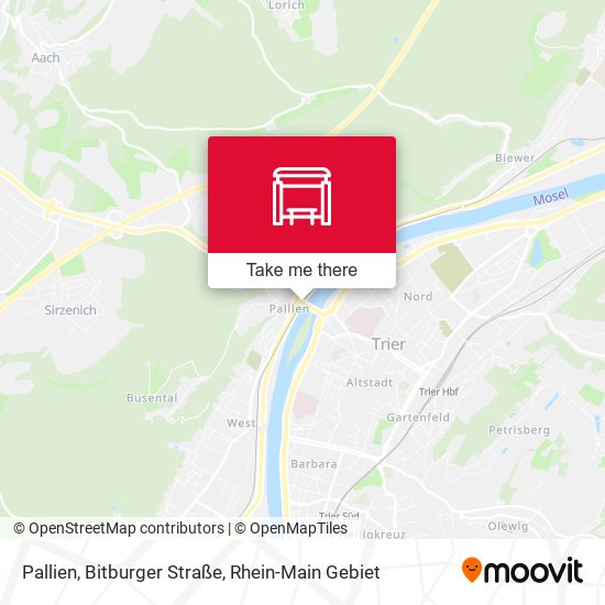 Pallien, Bitburger Straße map