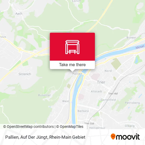 Карта Pallien, Auf Der Jüngt