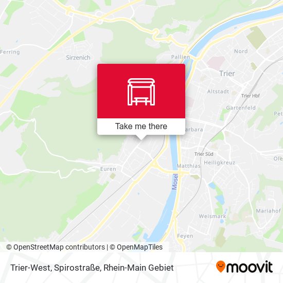 Trier-West, Spirostraße map