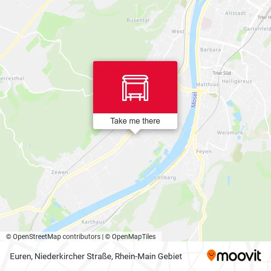 Карта Euren, Niederkircher Straße