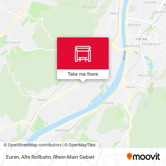 Карта Euren, Alte Rollbahn