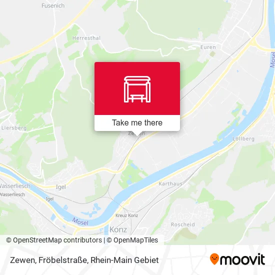 Карта Zewen, Fröbelstraße