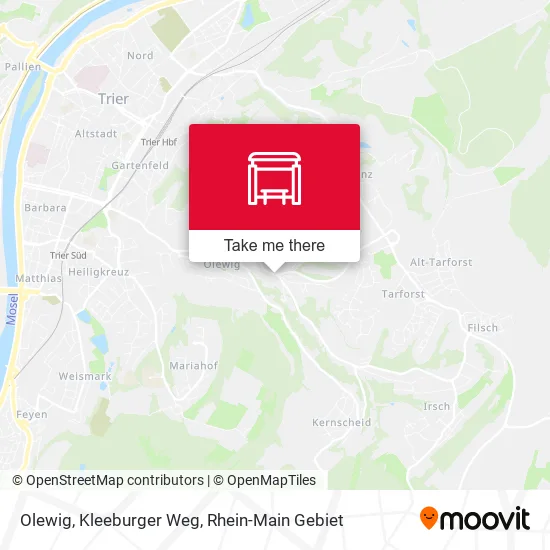 Карта Olewig, Kleeburger Weg