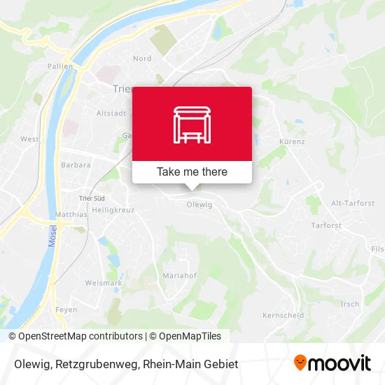 Карта Olewig, Retzgrubenweg